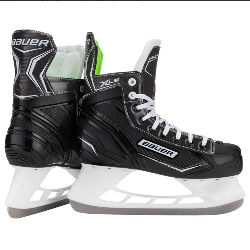 Bauer XLS Ice Hockey Skates - Black and White